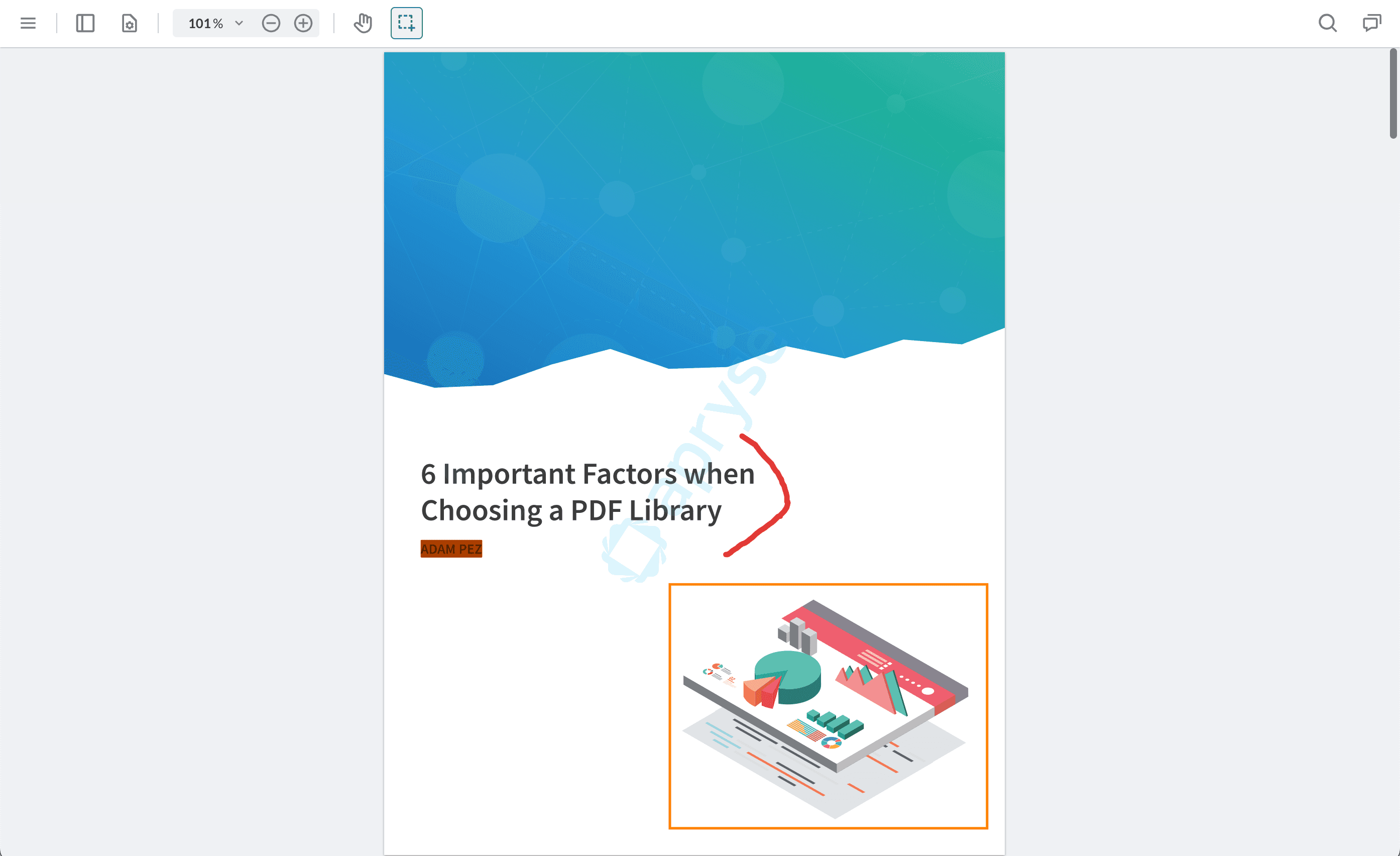 Default UI with view-only mode enabled