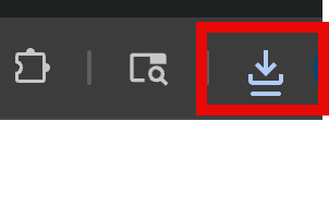 Download icon is highlighted and downloads the converted PDF