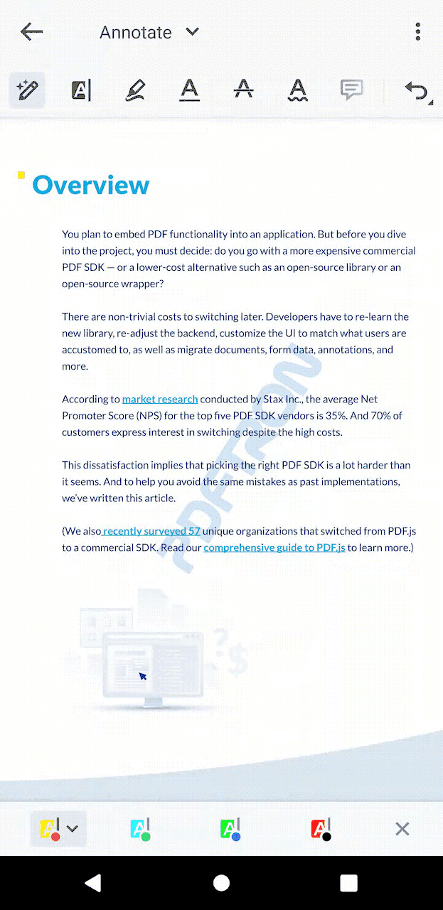 Open & View PDF Document in Flutter | Apryse documentation
