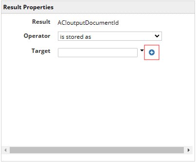 Saving output ID to a process variable