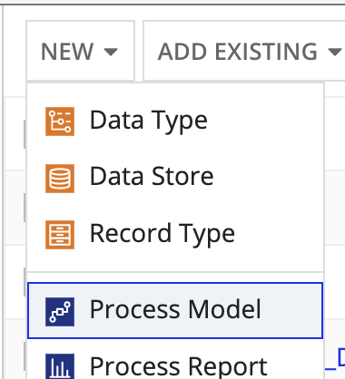 Creating a process model