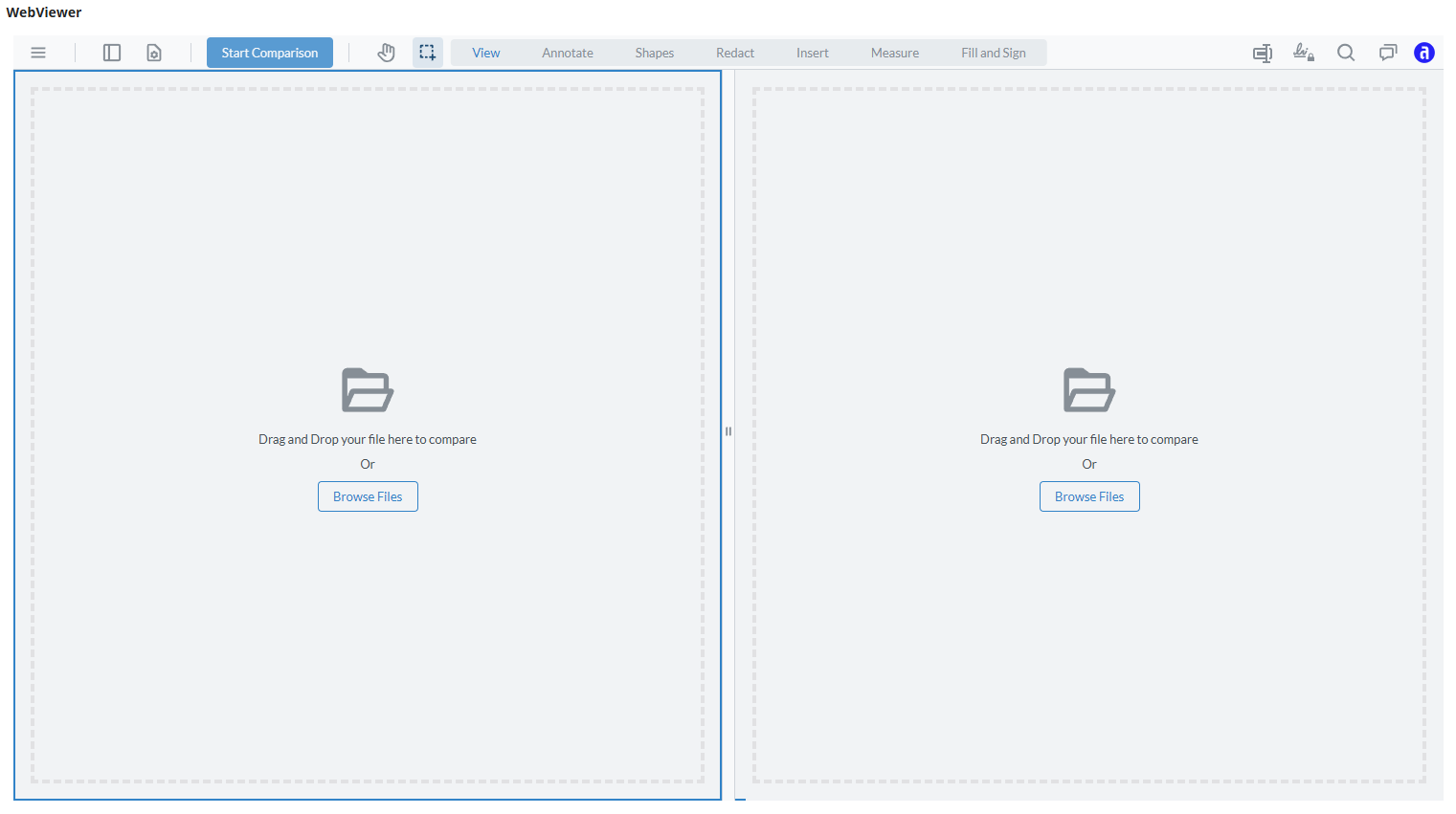 Initial semantic compare with no documents loaded